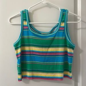 Striped colorful tank top